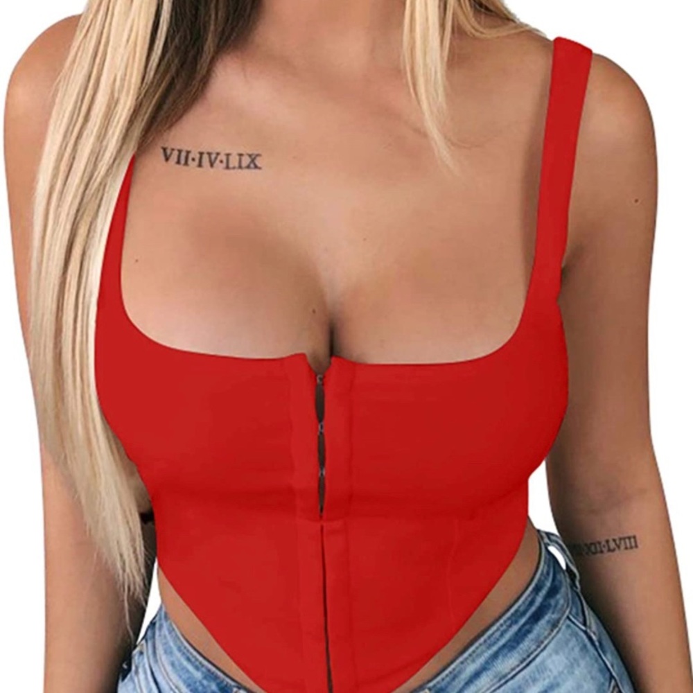 Sleeveless Crop Tank Top